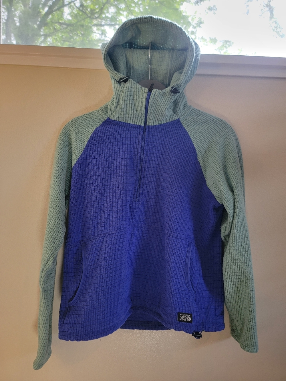 Mountain Hardware Summit Grid Half Zip Hoodie - Womens Small